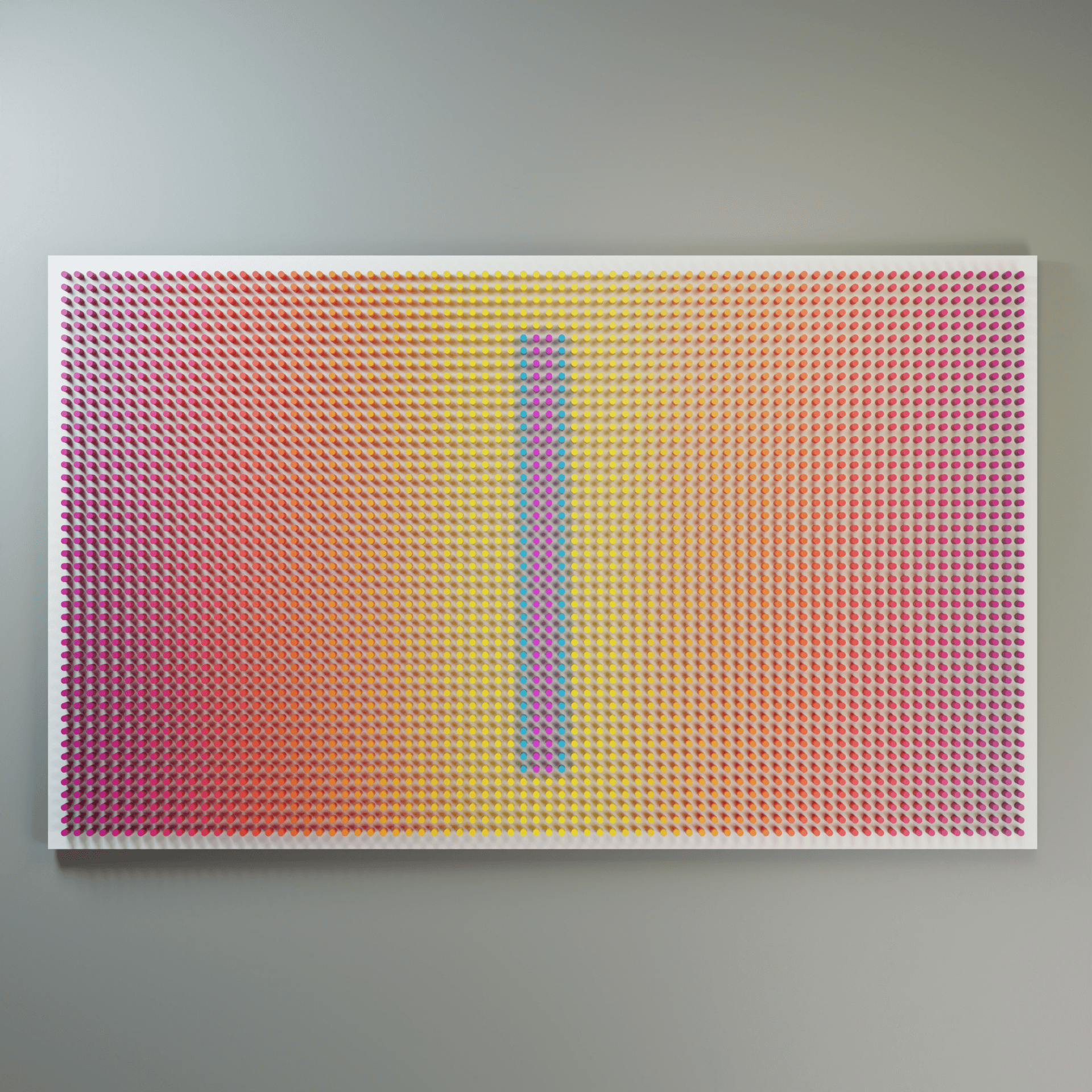 Red Screen on the white