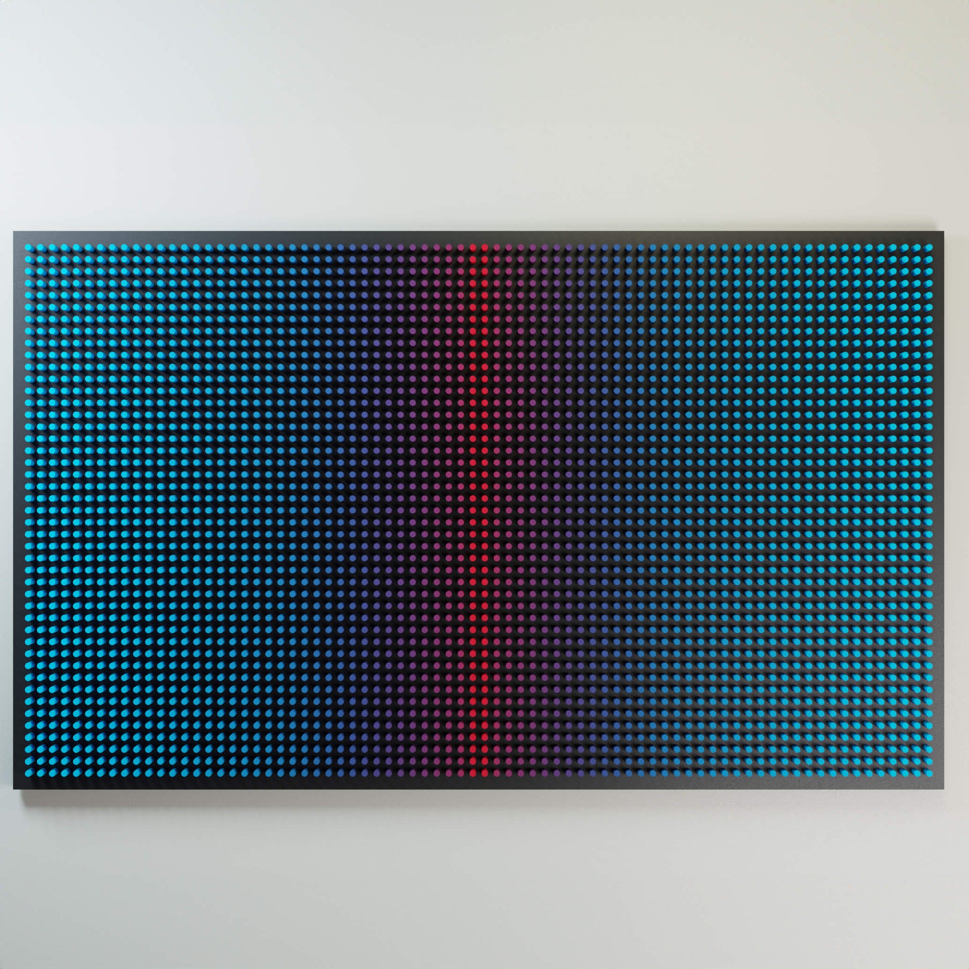 Cold Screen on the black