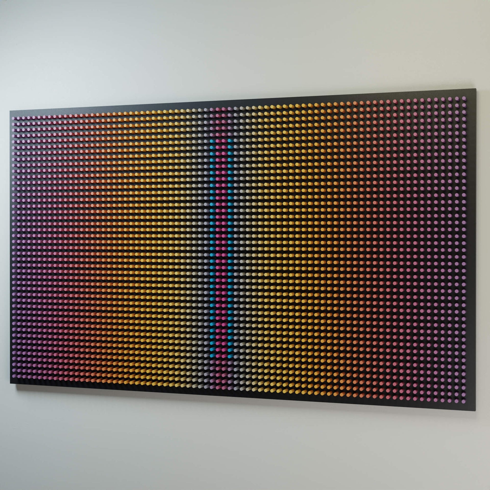 Warm Screen on the black