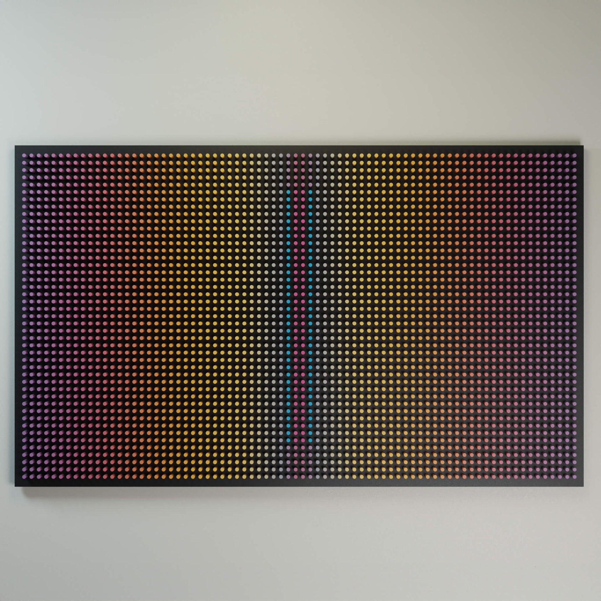 Warm Screen on the black